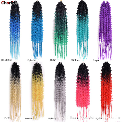 New 24 Inch Synthetic  Butterfly Locs Braids Of Various Colors The Most Natural Red Butterfly locs Braids For African Women